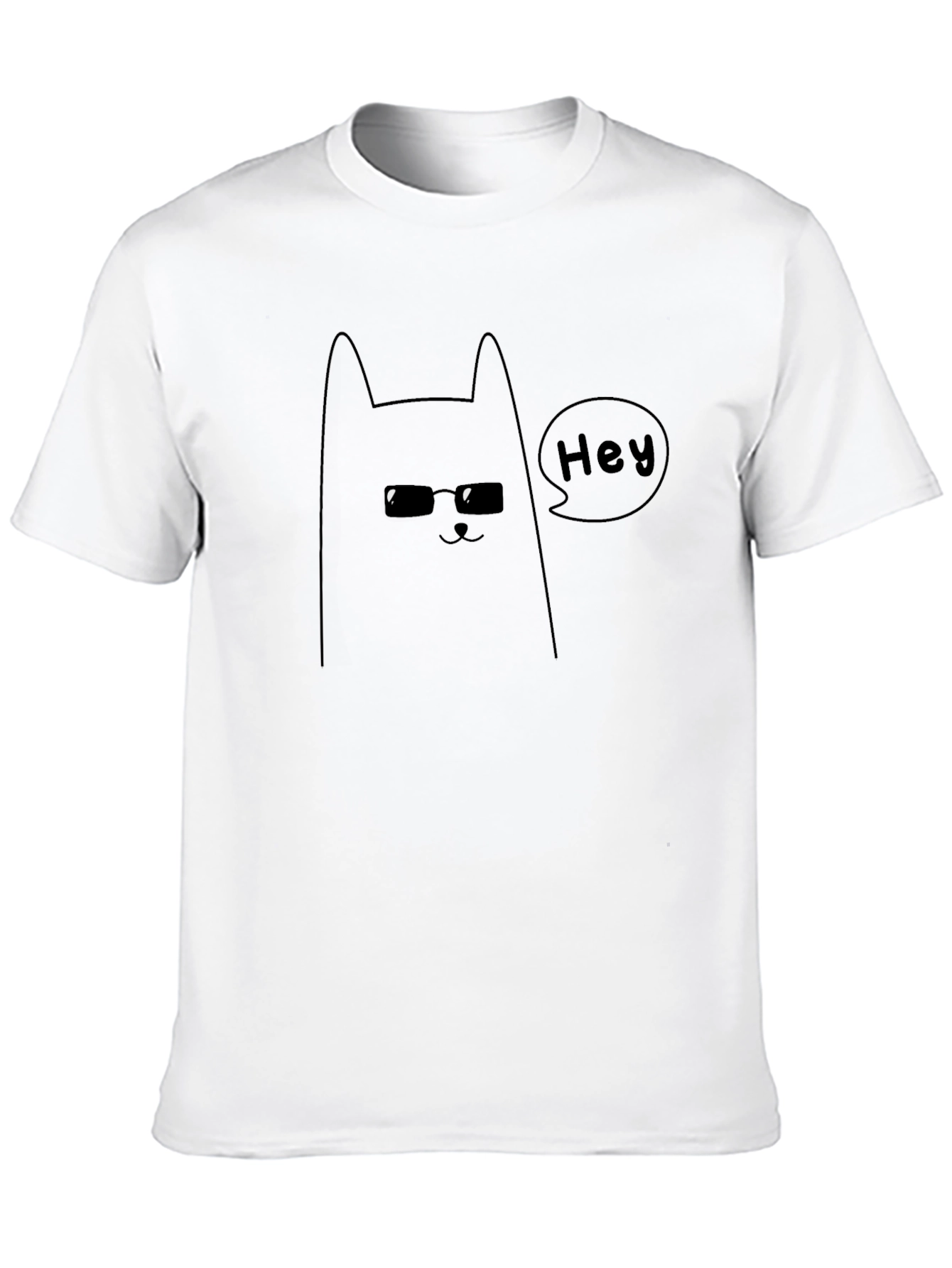 Cool Cat Tee - Hey! Graphic T-Shirt
