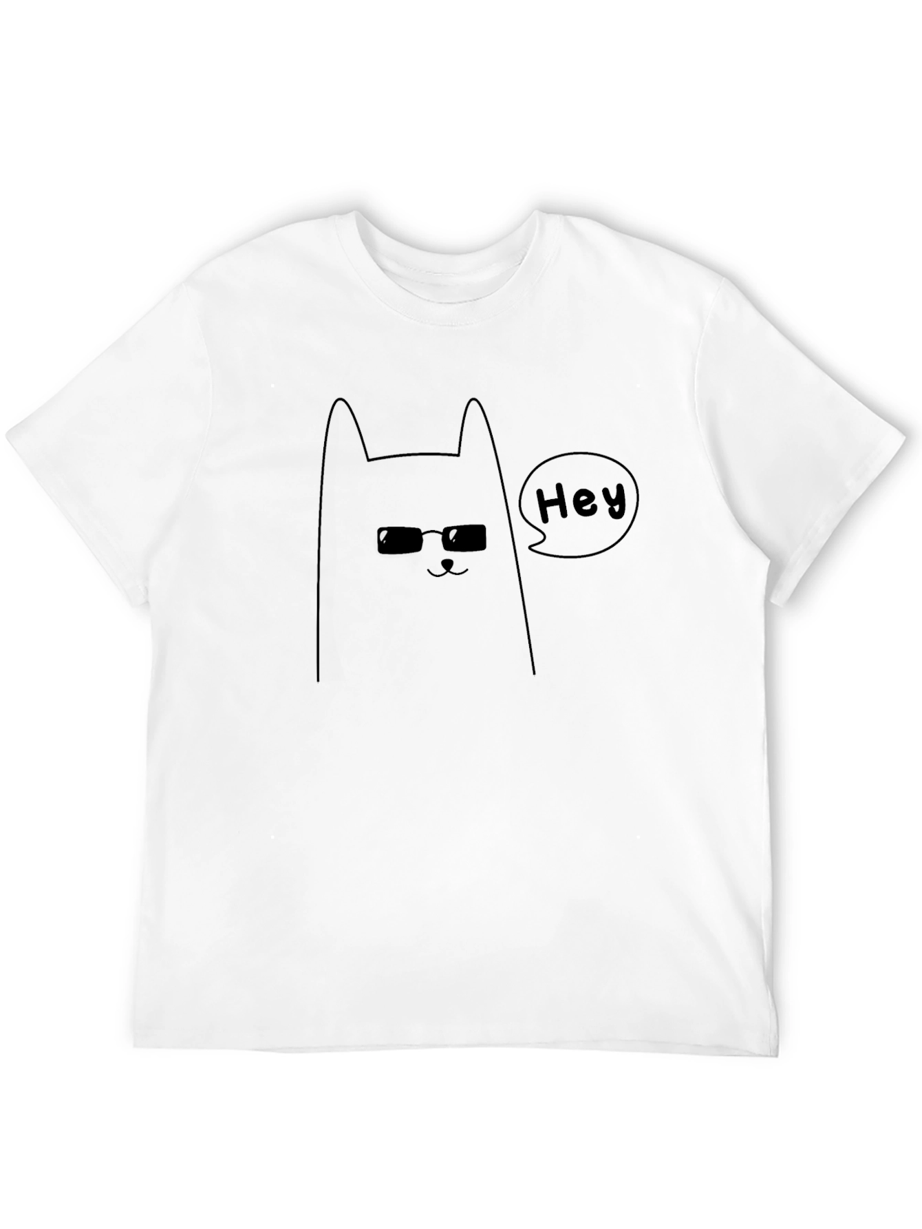 Cool Cat Tee - Hey! Graphic T-Shirt