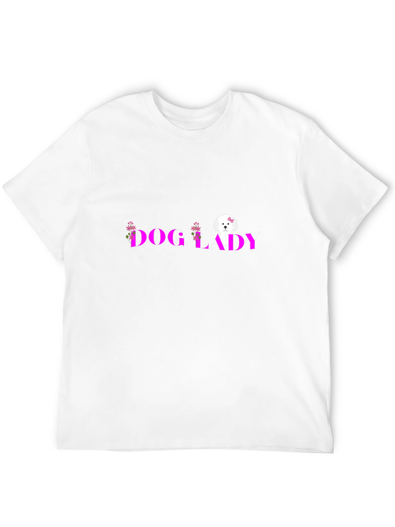 Dog Lady Black Graphic Tee