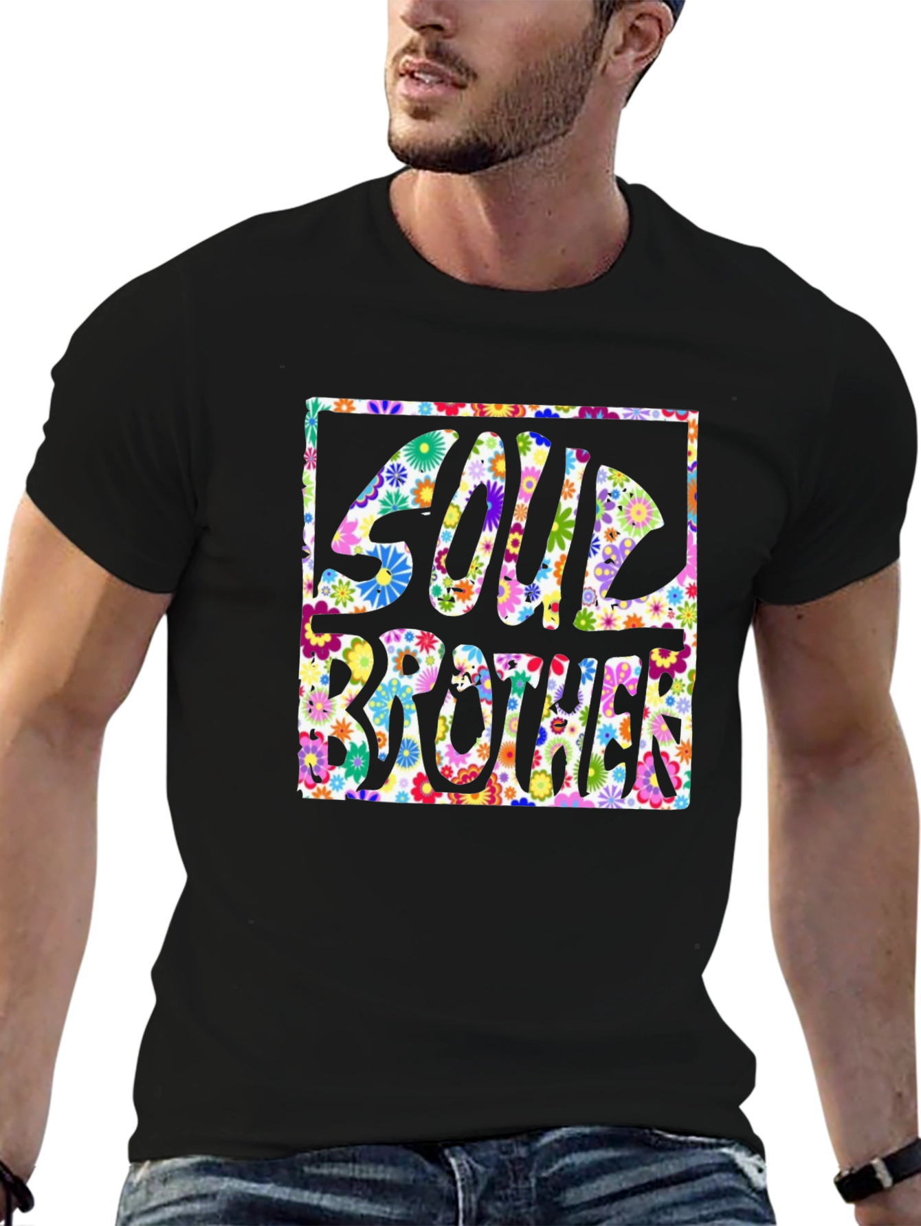Soul Brother Floral Graphic T-Shirt - Unisex