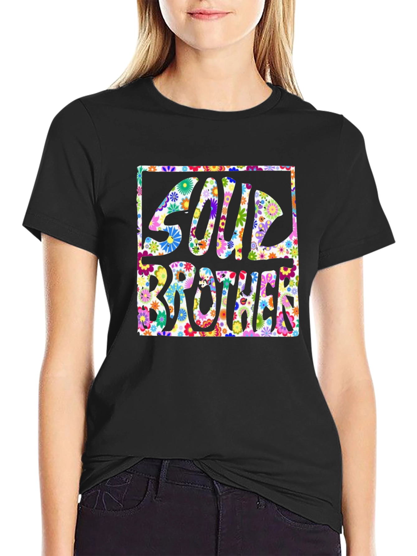 Soul Brother Floral Graphic T-Shirt - Unisex