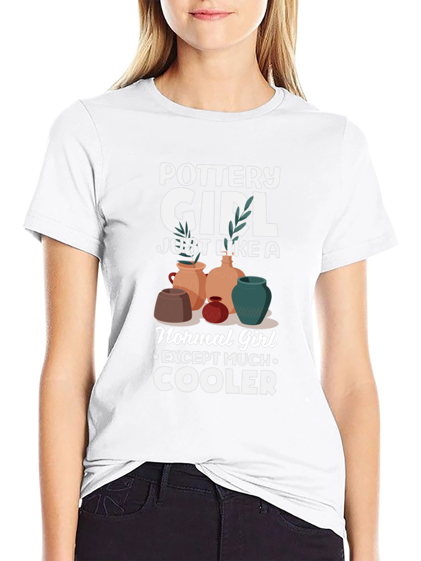 Pottery Girl T-Shirt - Cool & Unique Design