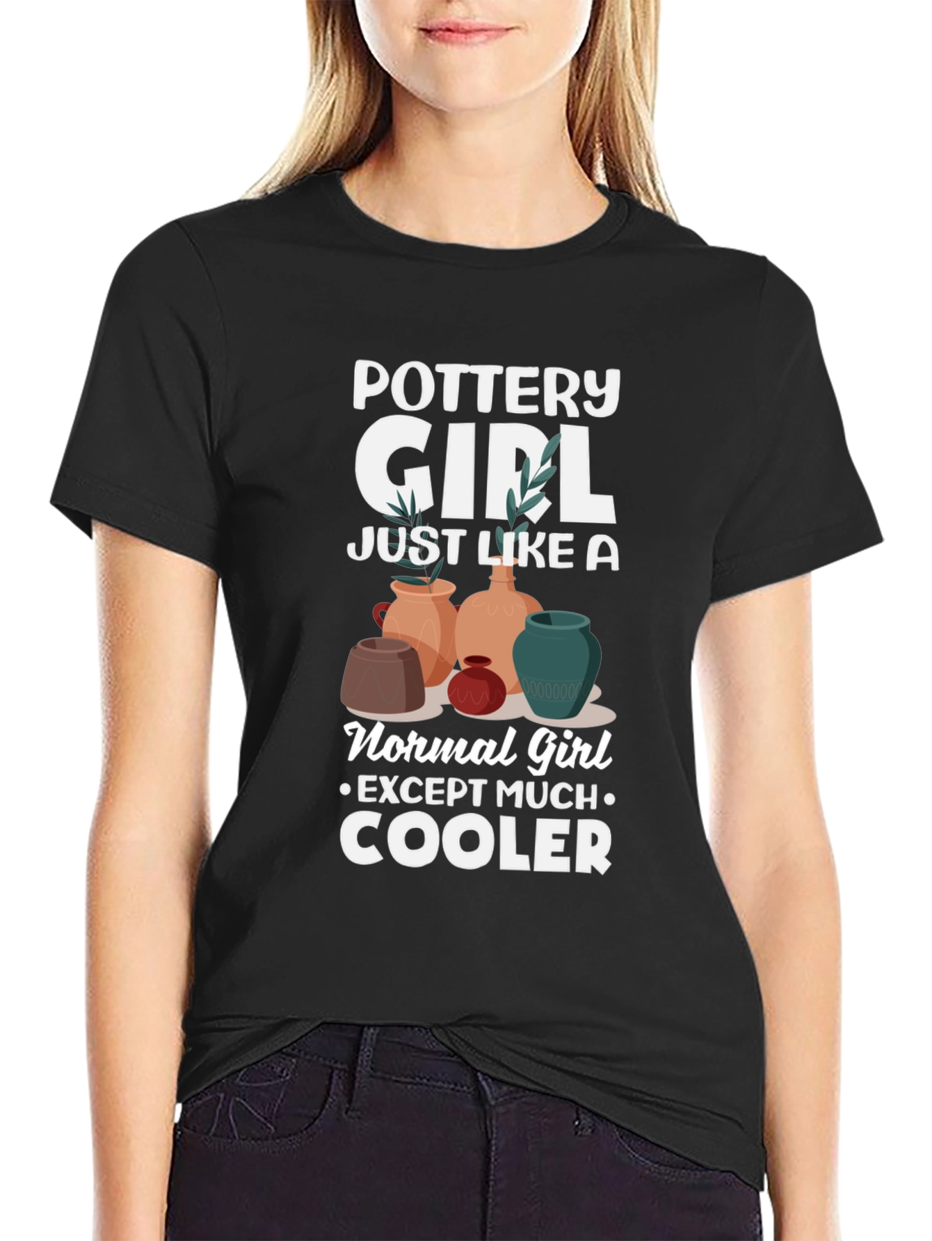Pottery Girl T-Shirt - Cool & Unique Design