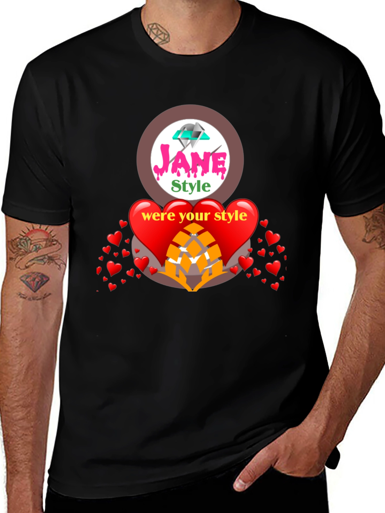 Jane Style Graphic Tee - Love Edition