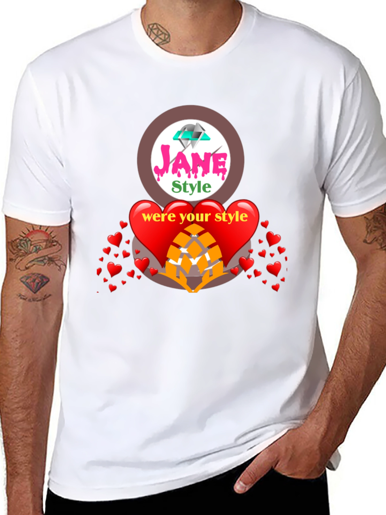 Jane Style Graphic Tee - Love Edition