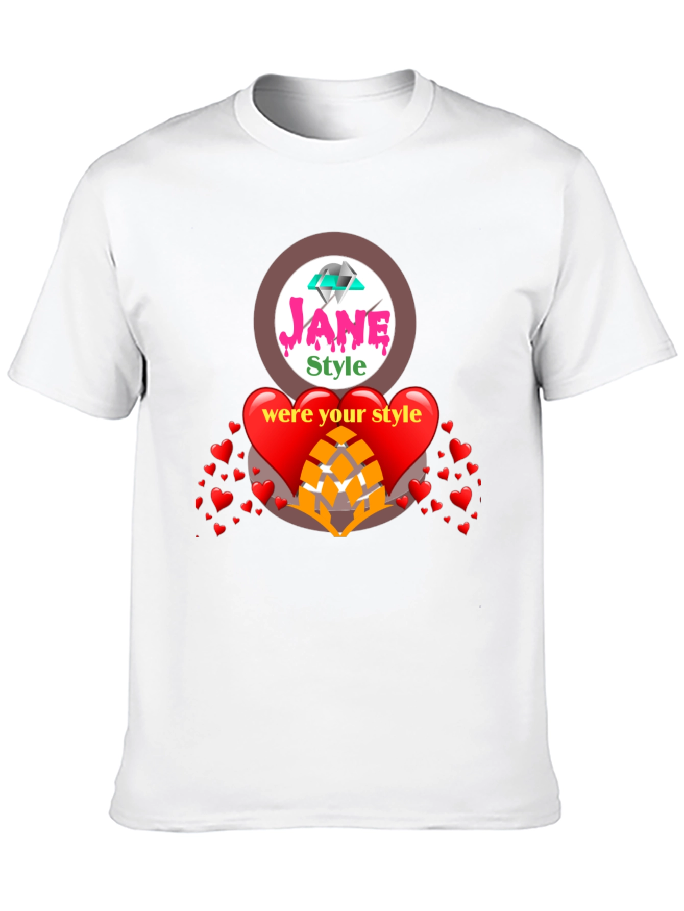 Jane Style Graphic Tee - Love Edition