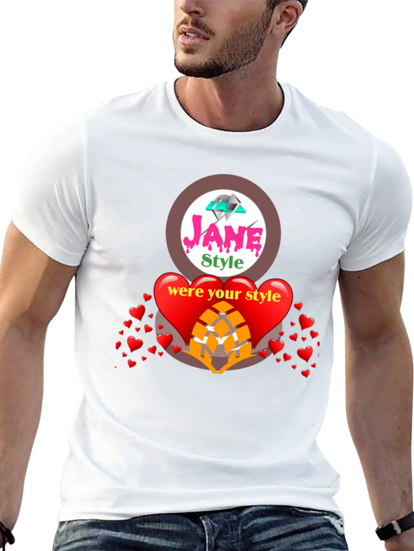 Jane Style Graphic Tee - Love Edition