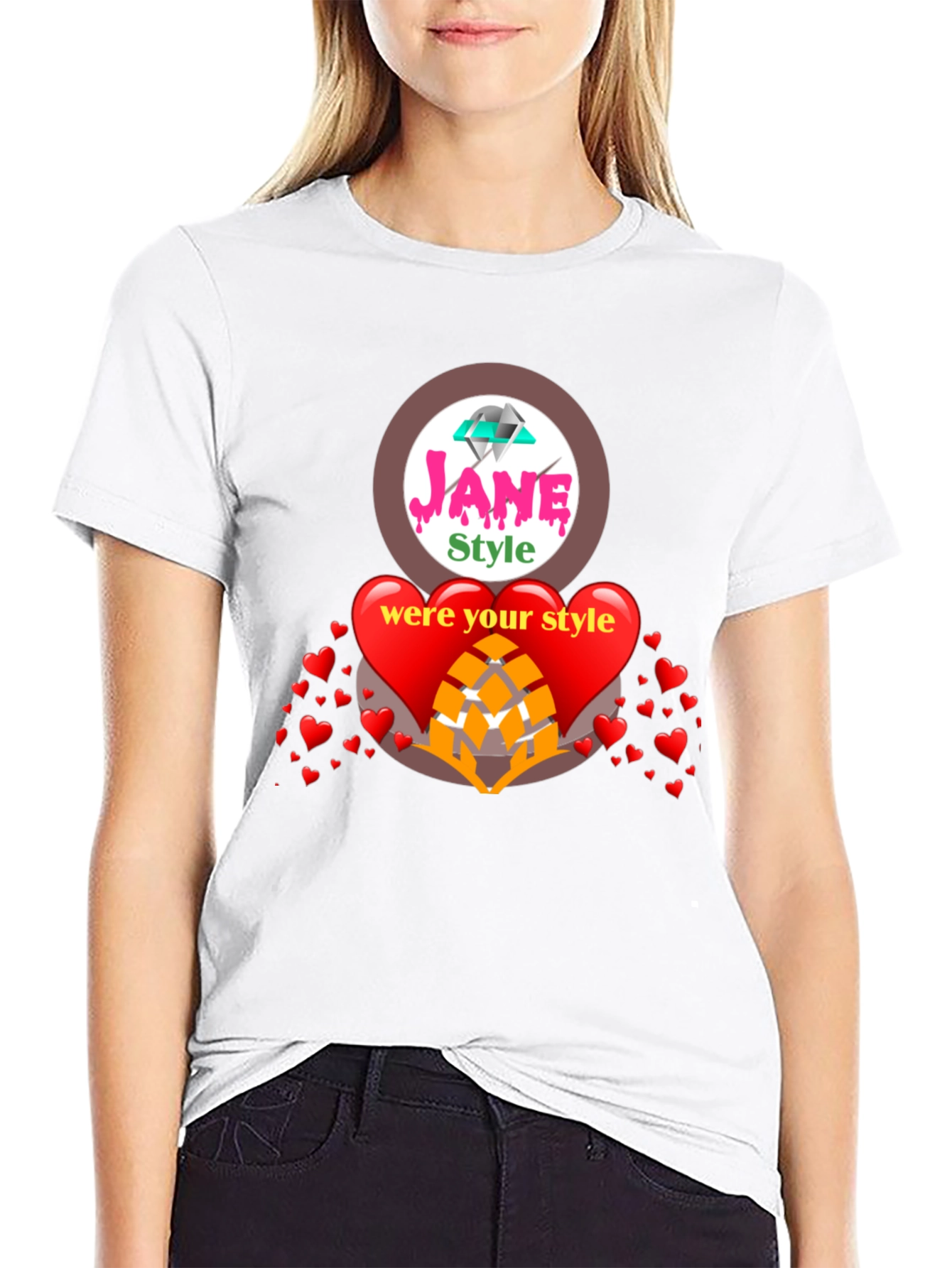 Jane Style Graphic Tee - Love Edition