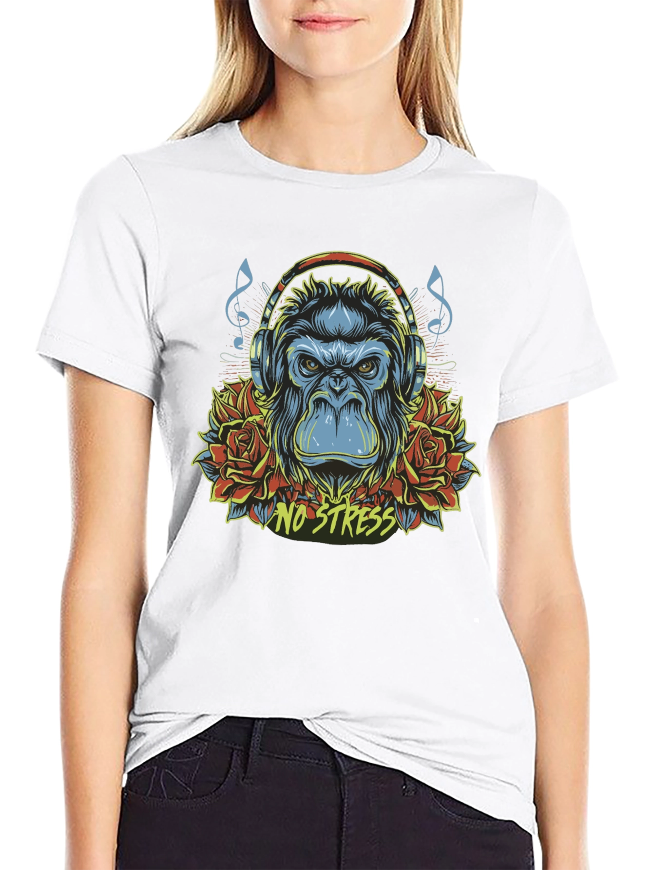 No Stress Gorilla T-Shirt