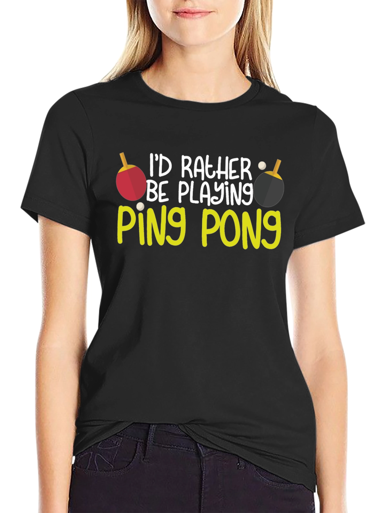 Id Rather Be Playing Ping Pong T-Shirt