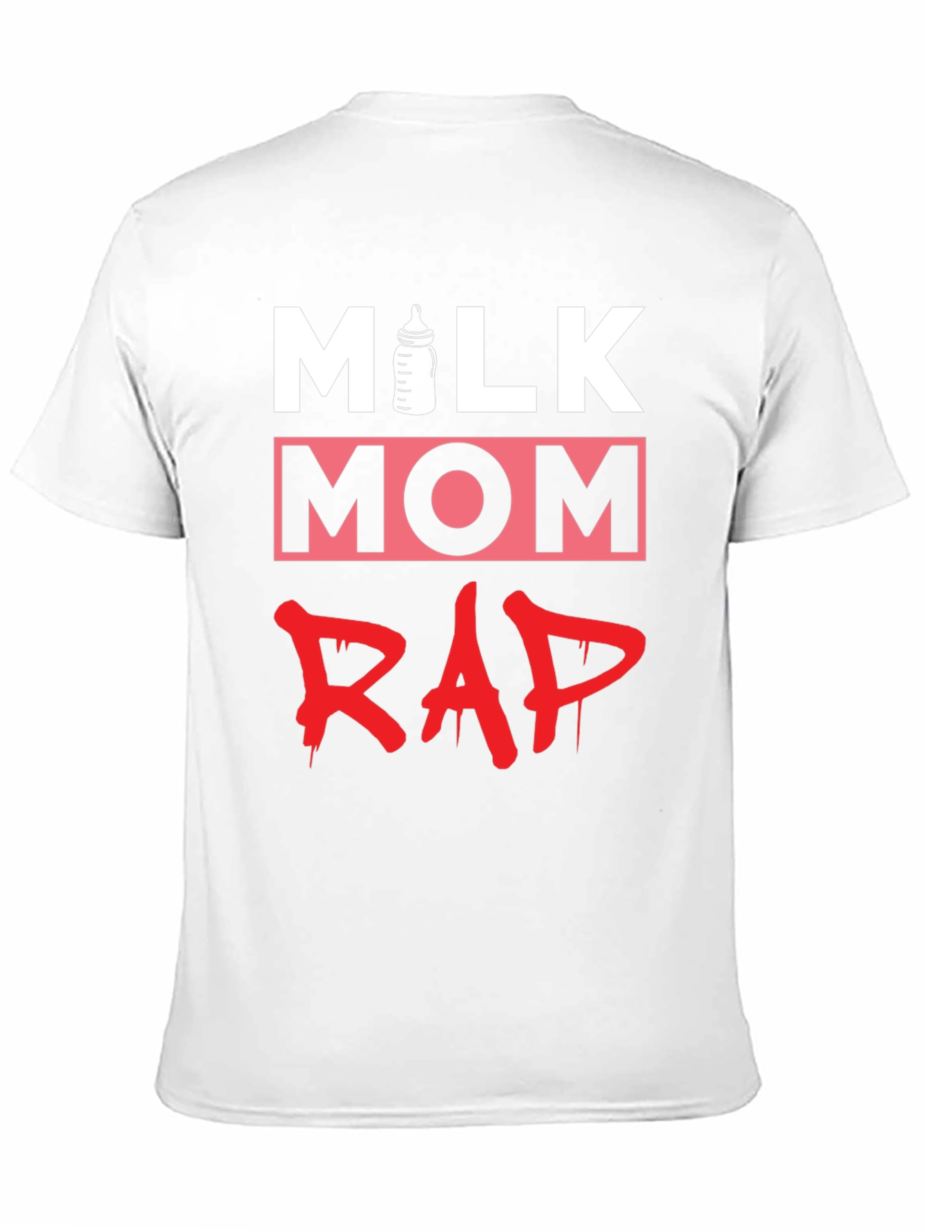 Milk Mom Rap Funny Graphic T-Shirt