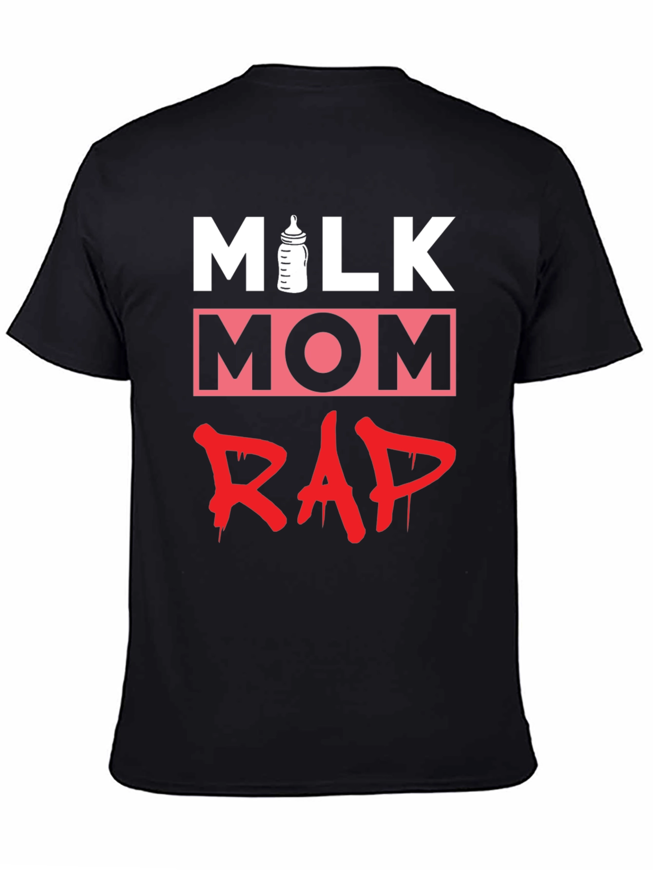 Milk Mom Rap Funny Graphic T-Shirt