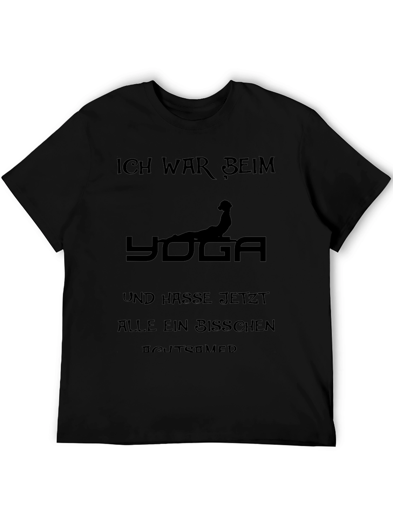 Funny Yoga Tee - Ich War Beim Yoga