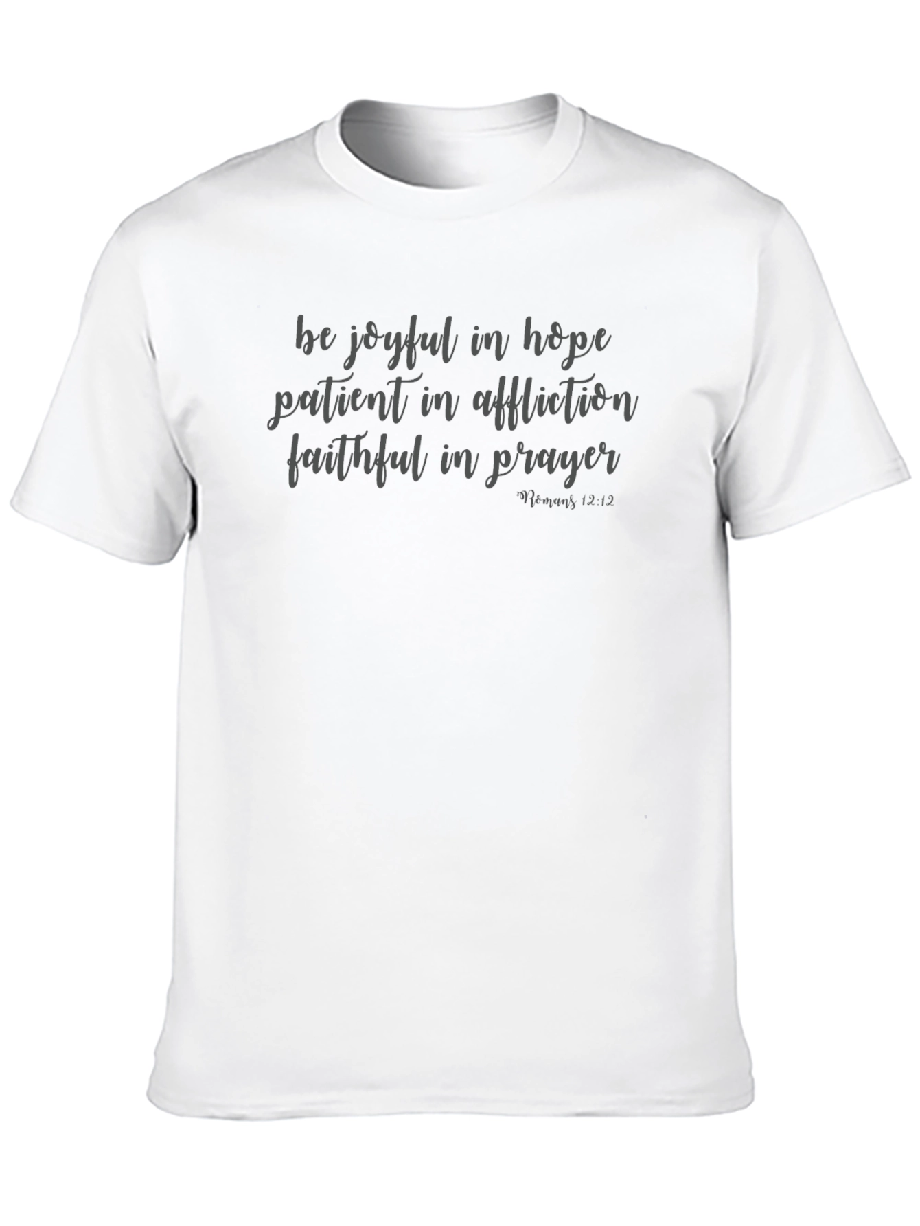 Faith Hope Prayer Black Graphic T-Shirt