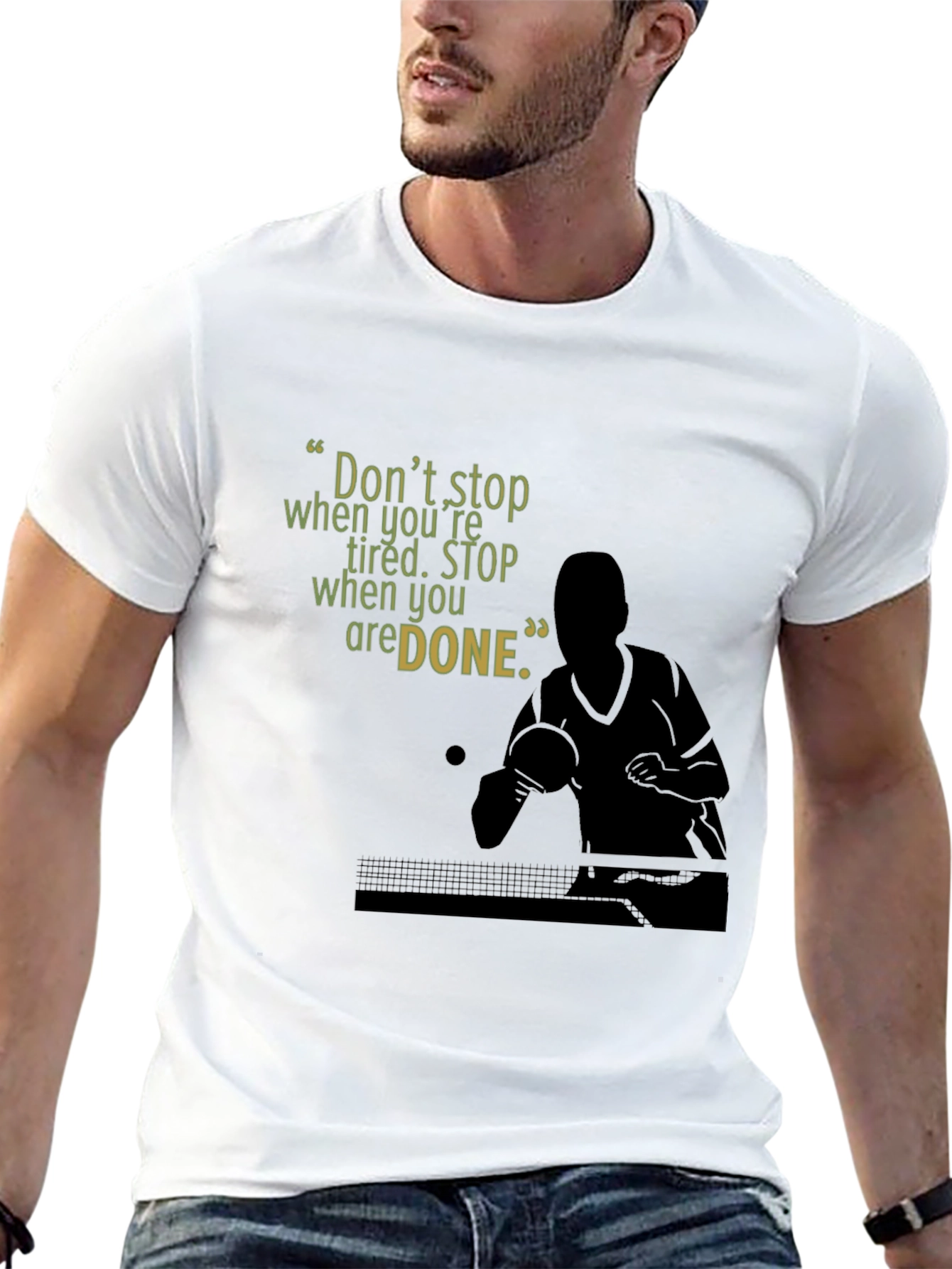 Motivational Table Tennis T-Shirt