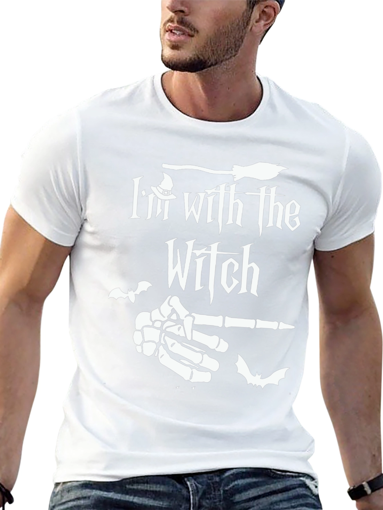 Im With The Witch Halloween T-Shirt