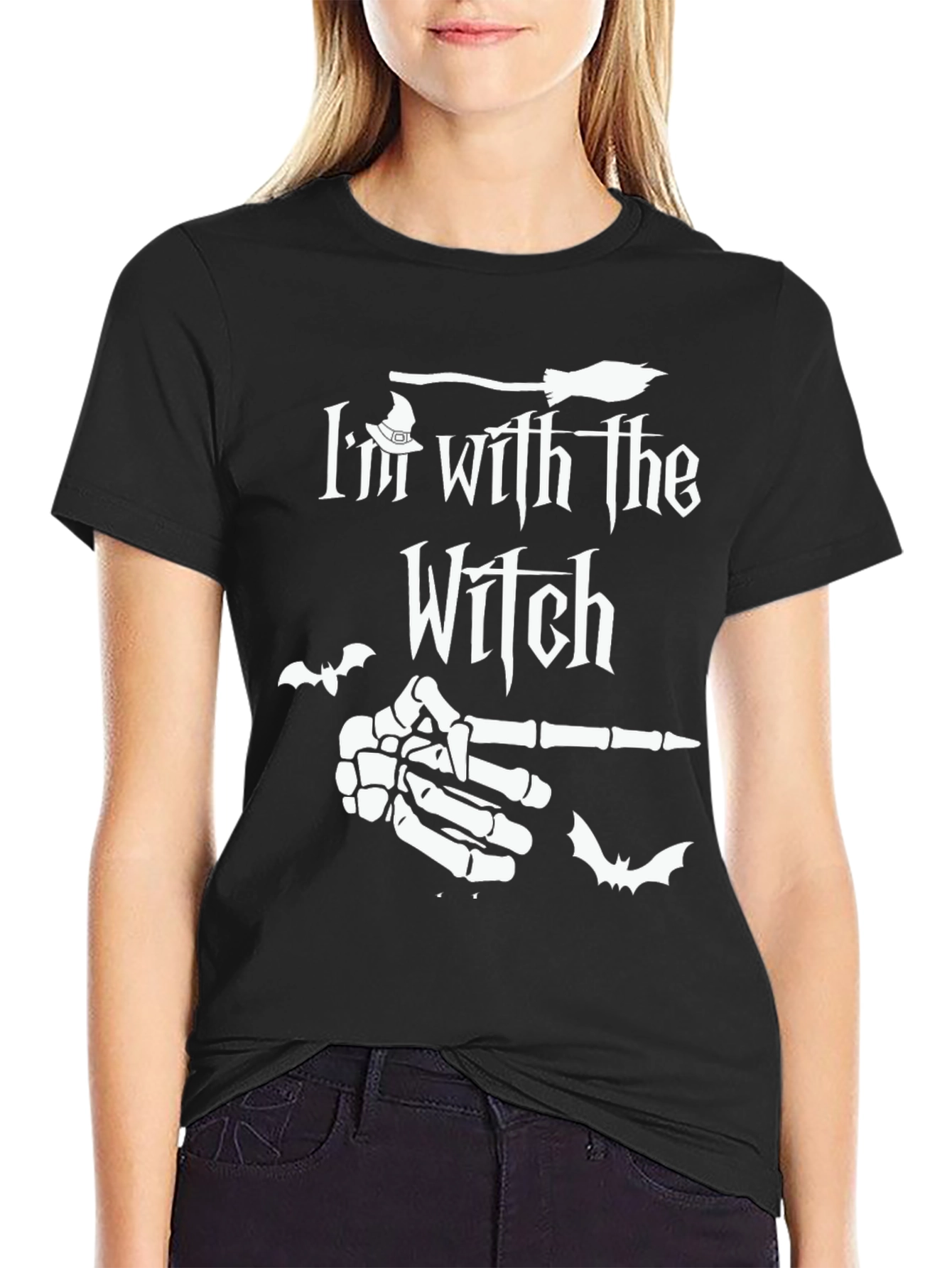 Im With The Witch Halloween T-Shirt