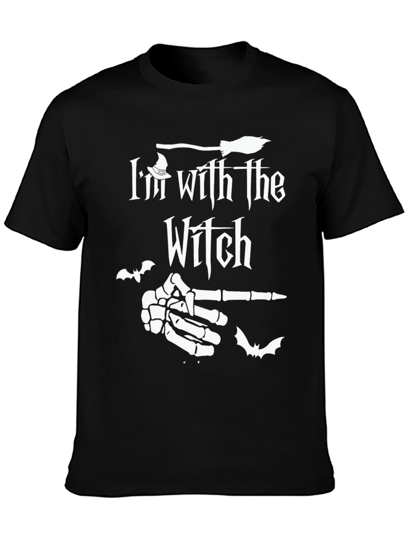 Im With The Witch Halloween T-Shirt