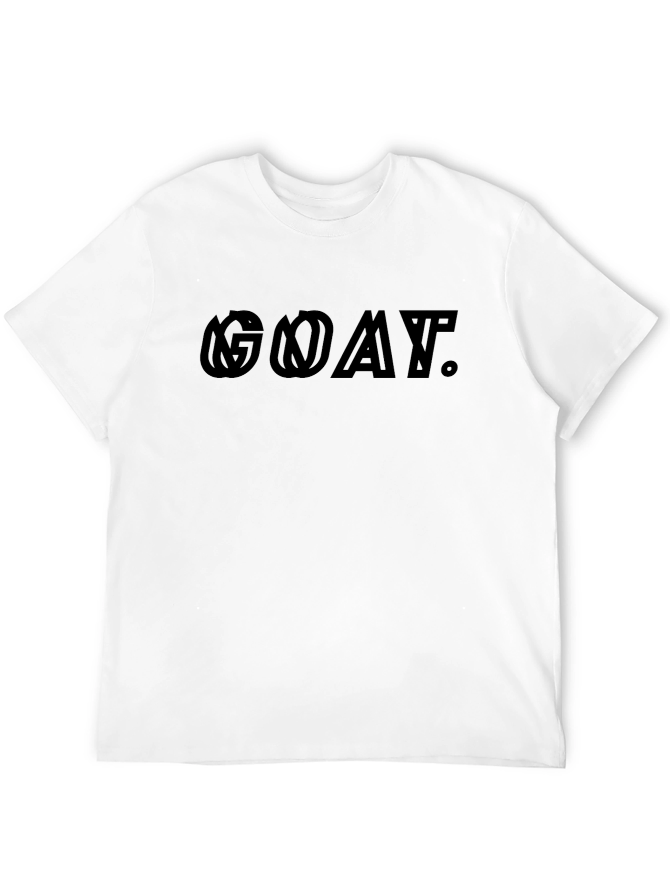 GOAT Graphic Tee - Black Cotton T-Shirt