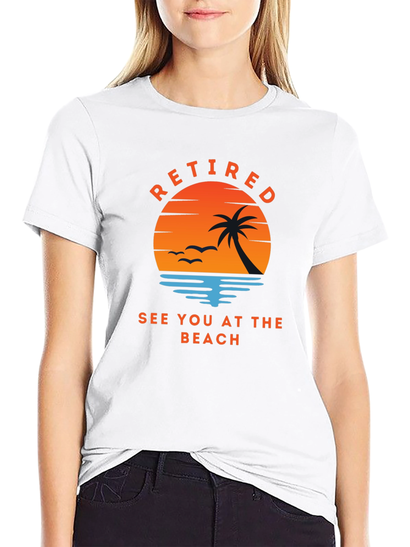 Retired See You At The Beach Graphic Tee