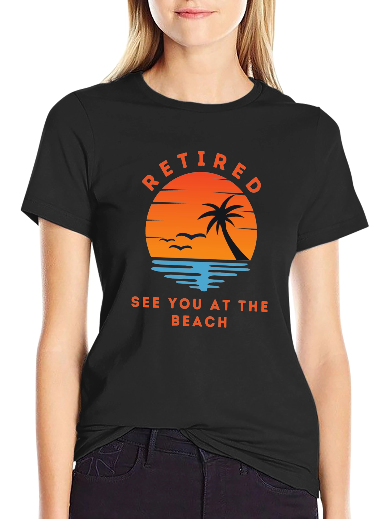 Retired See You At The Beach Graphic Tee