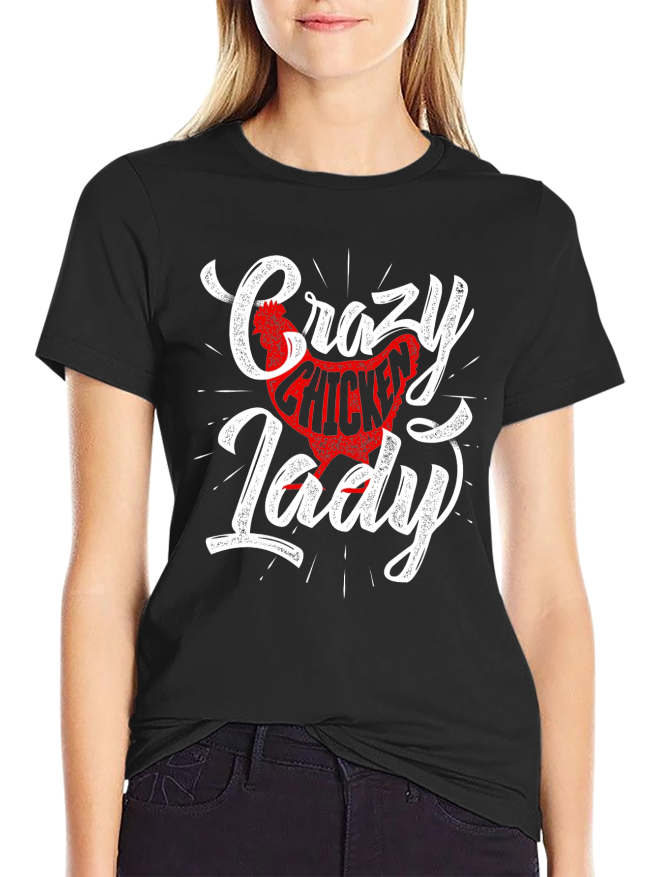 Crazy Chicken Lady T-Shirt