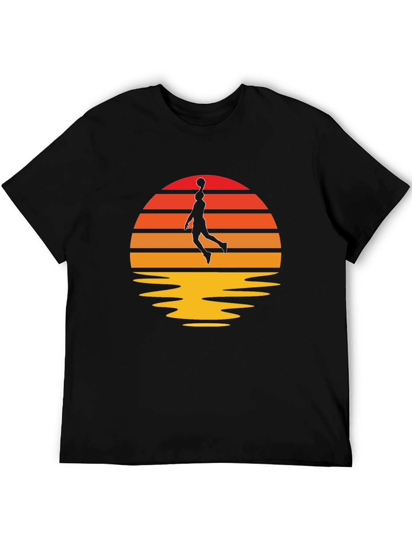 Sunset Basketball Graphic Tee