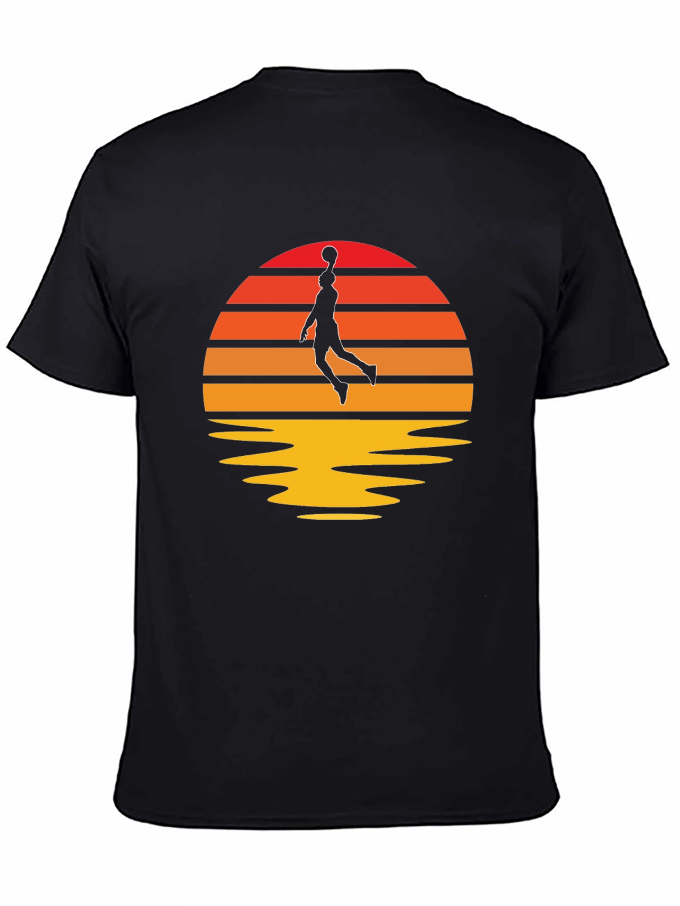 Sunset Basketball Graphic Tee