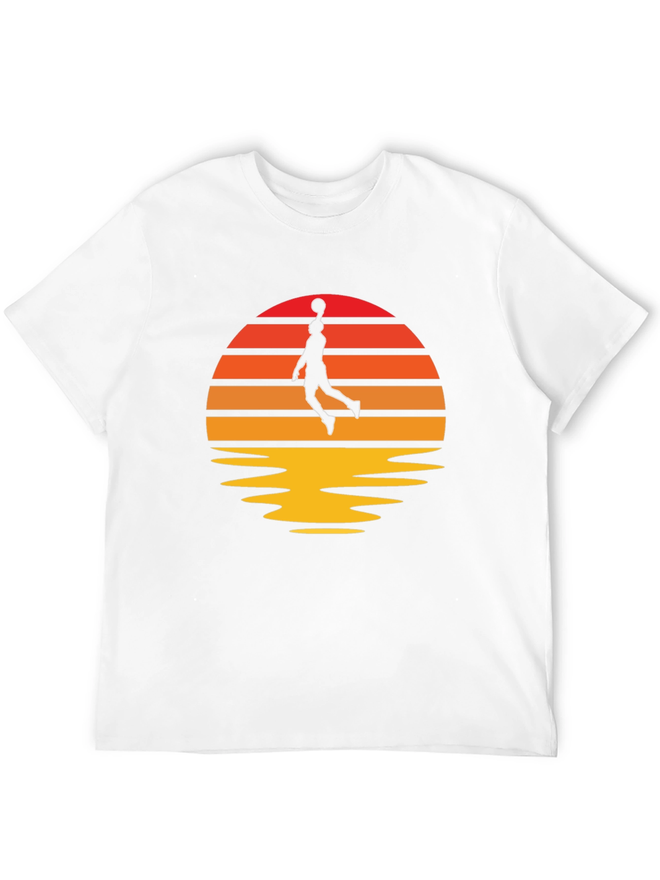 Sunset Basketball Graphic Tee