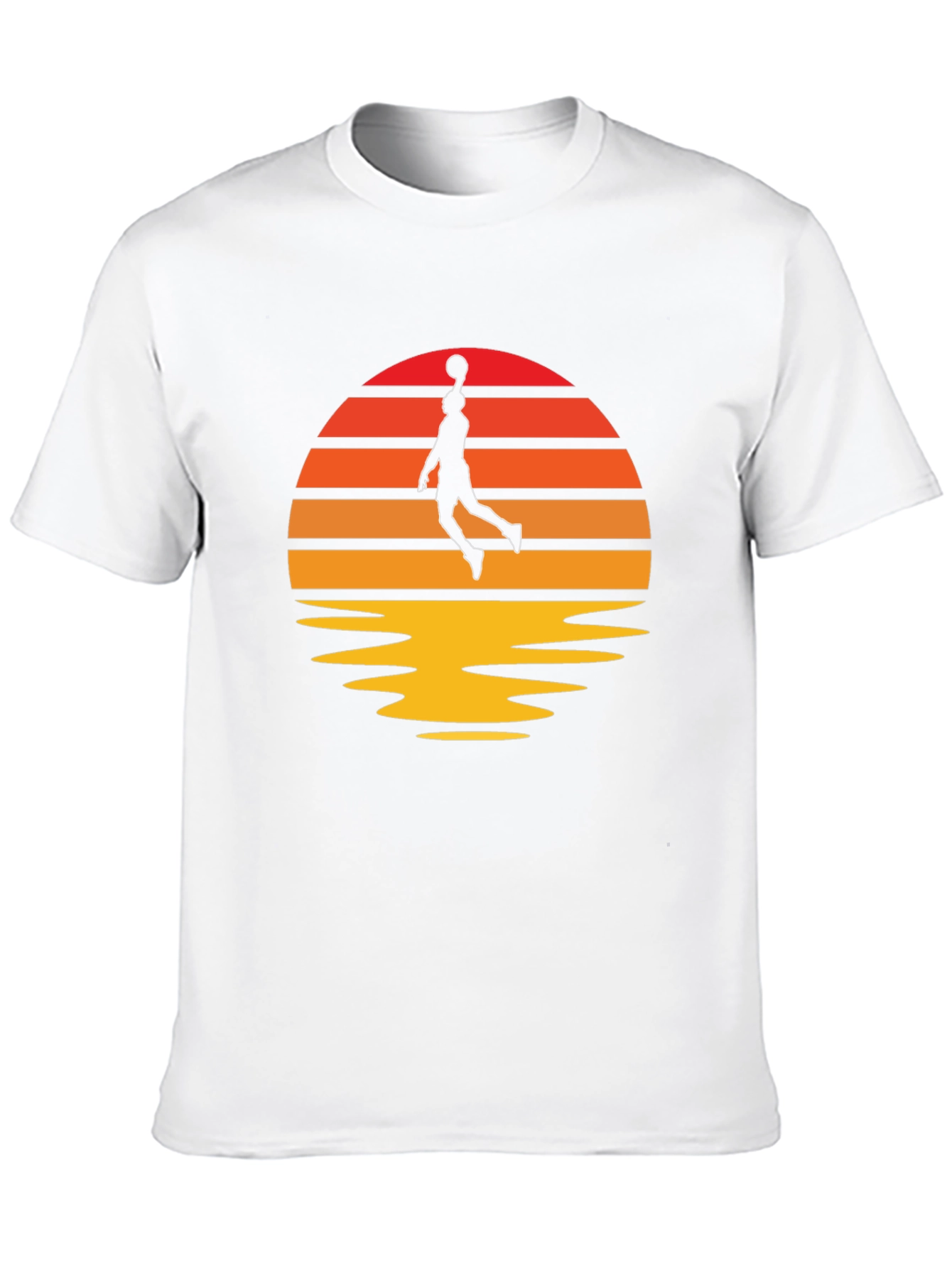 Sunset Basketball Graphic Tee
