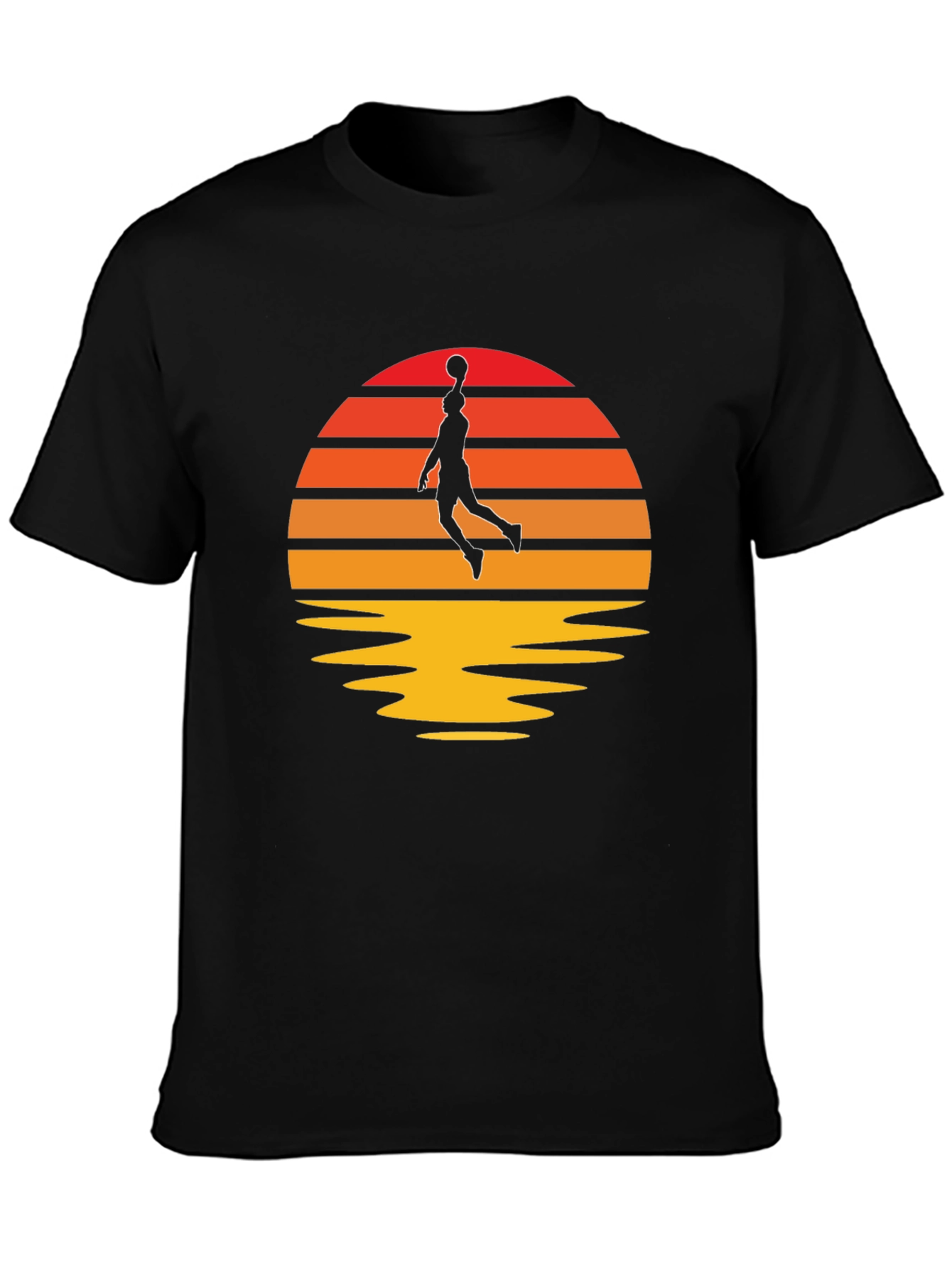 Sunset Basketball Graphic Tee