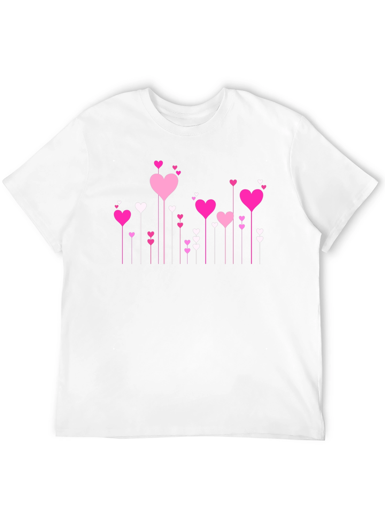 Heart Throb Tee - Love Design Black T-Shirt