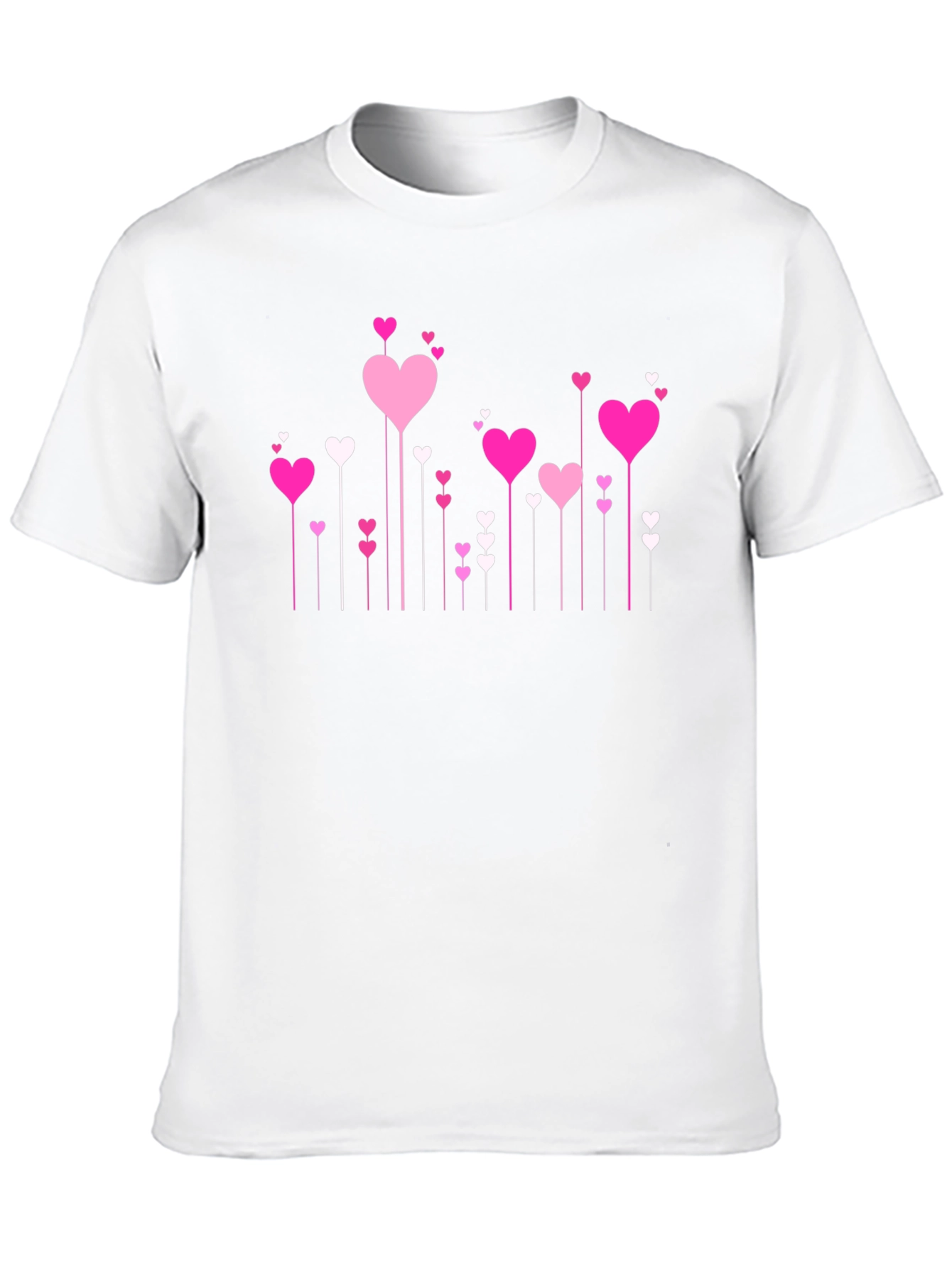 Heart Throb Tee - Love Design Black T-Shirt