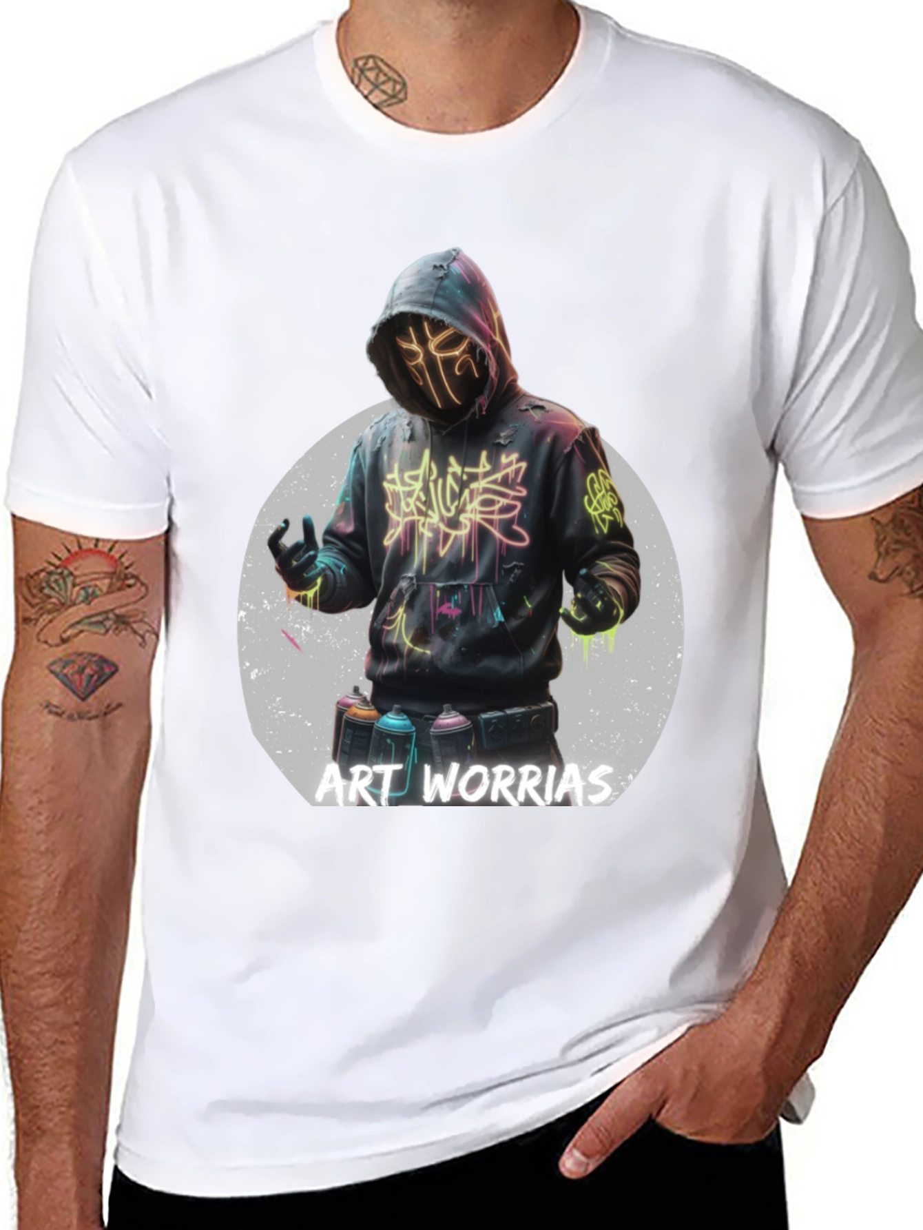 Art Worrias Graphic T-Shirt - Streetwear Style