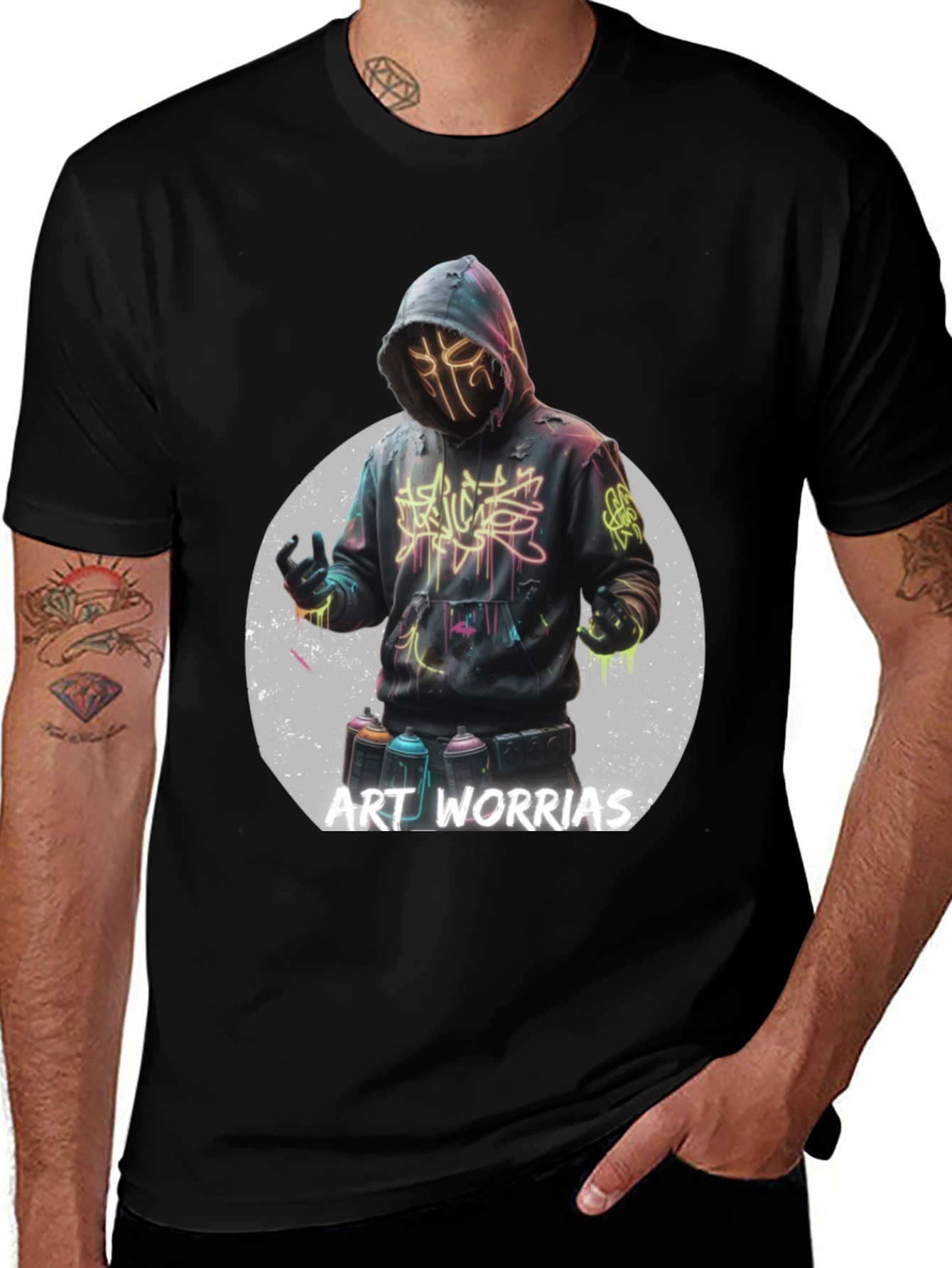 Art Worrias Graphic T-Shirt - Streetwear Style