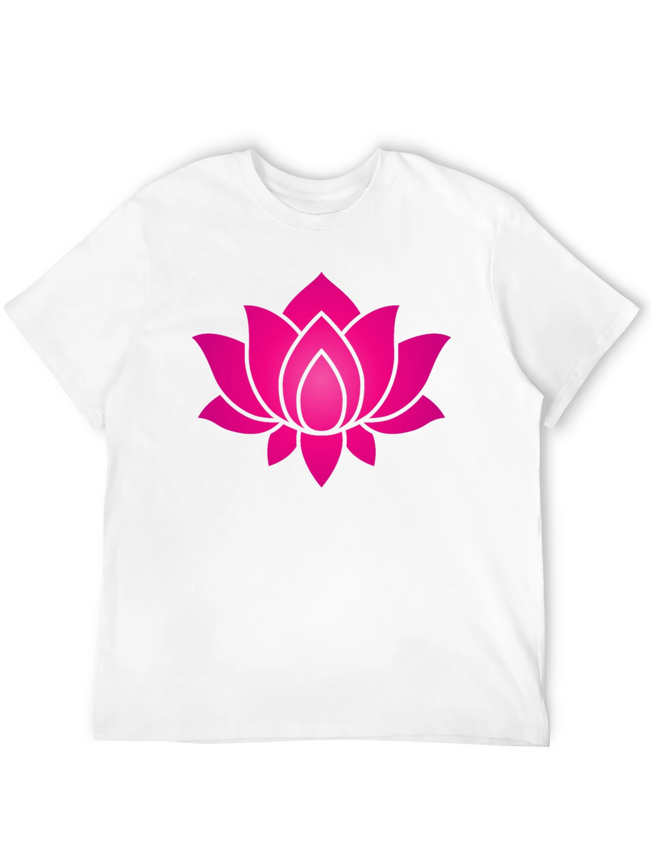 Lotus Flower Graphic Tee - Black