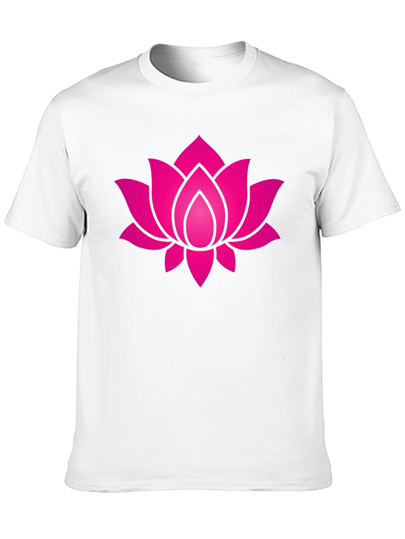 Lotus Flower Graphic Tee - Black