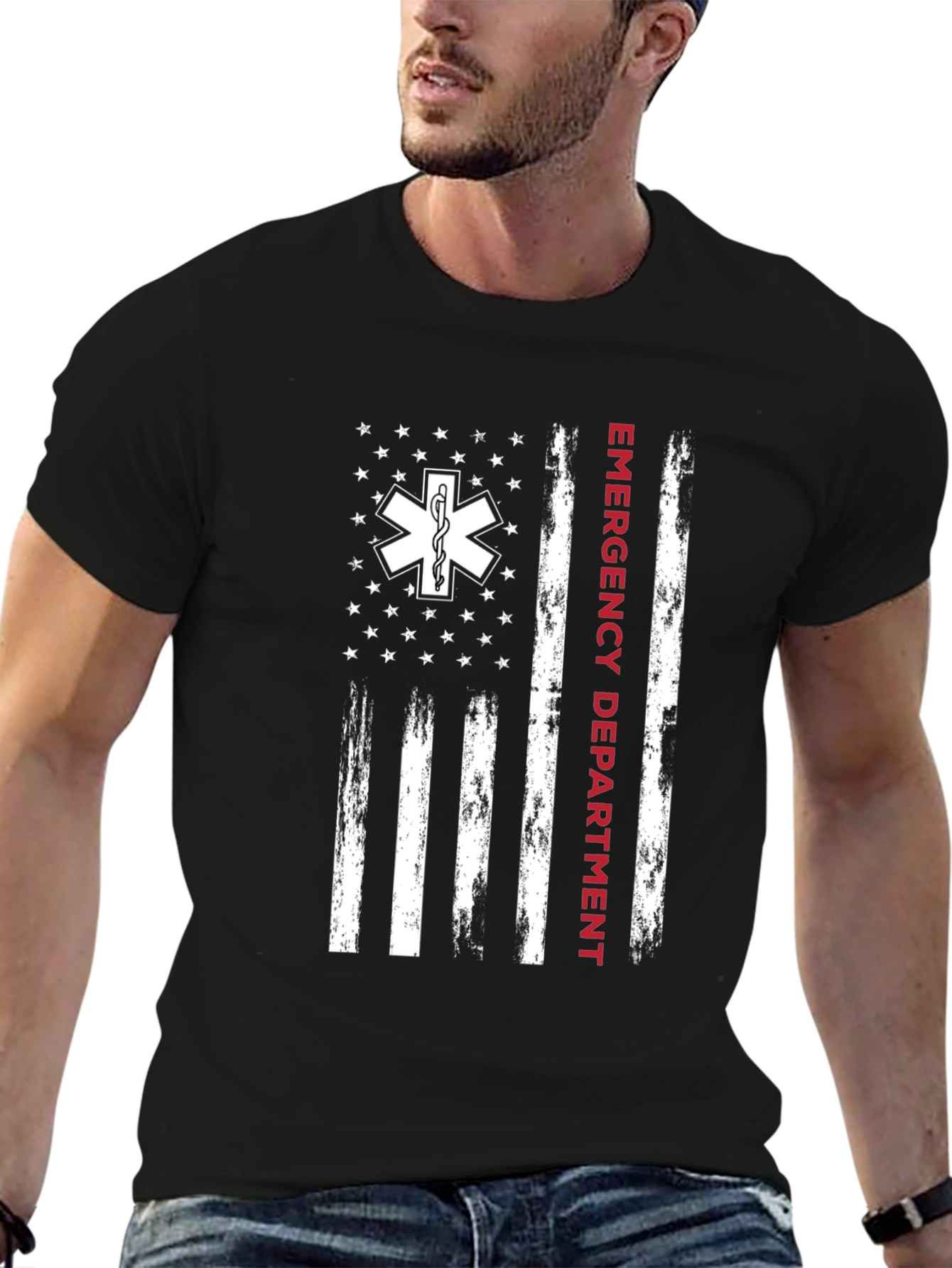 Emergency Department American Flag T-Shirt