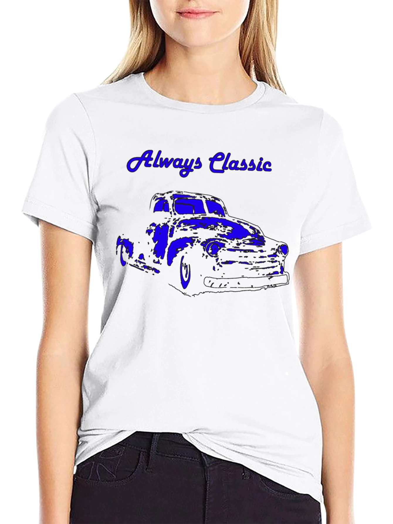 Always Classic Car Graphic T-Shirt