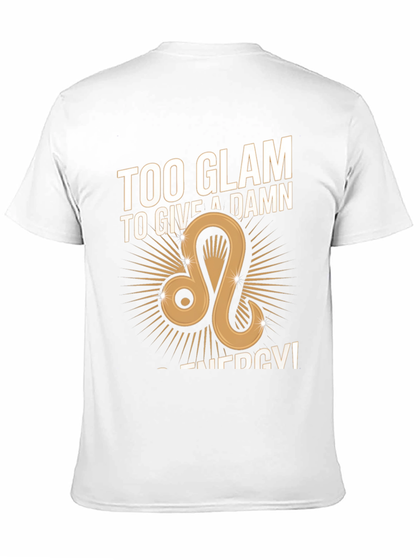 Glam Leo Zodiac Graphic Tee - Black