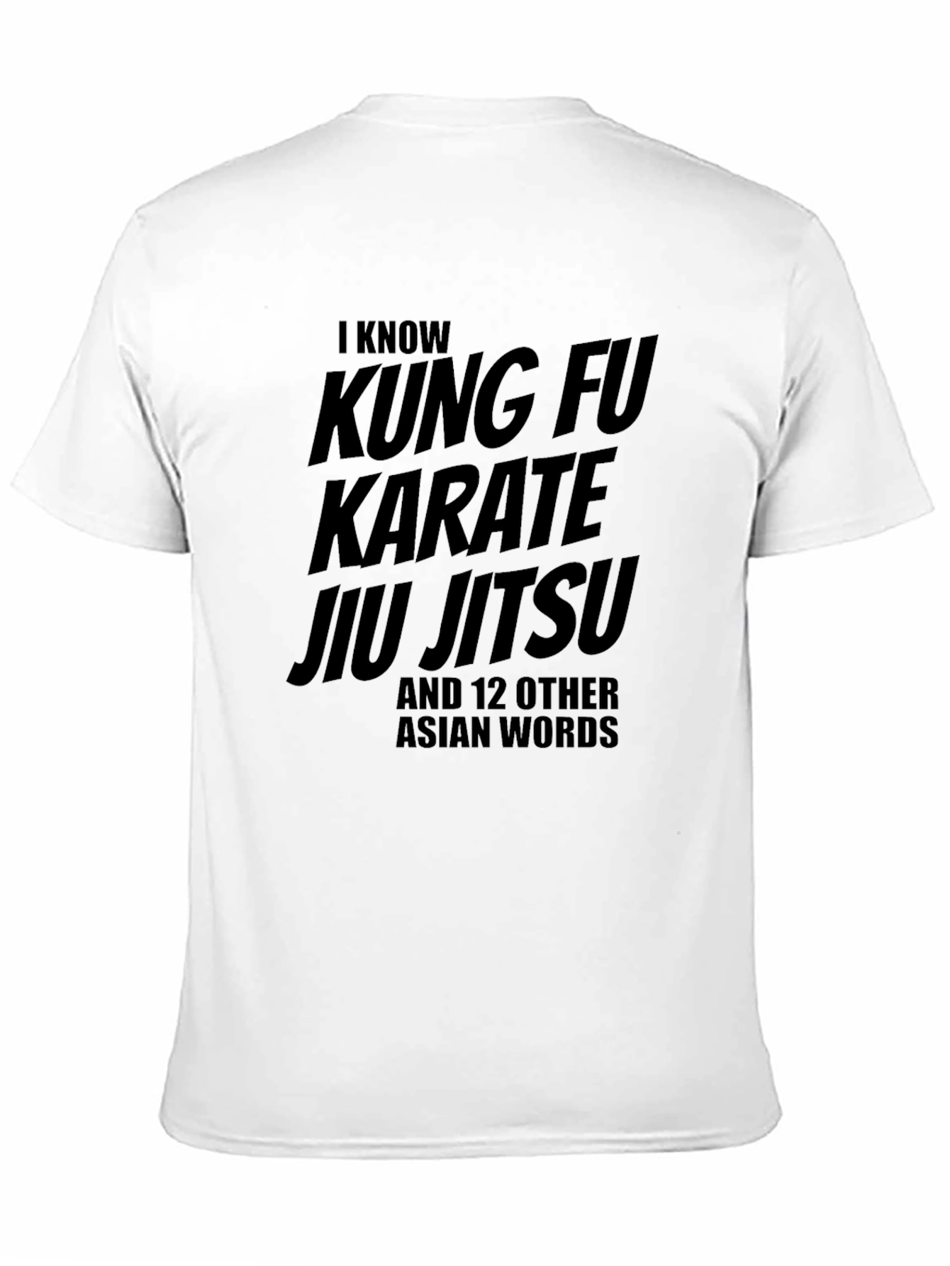 I Know Kung Fu Karate Jiu Jitsu Funny T-Shirt