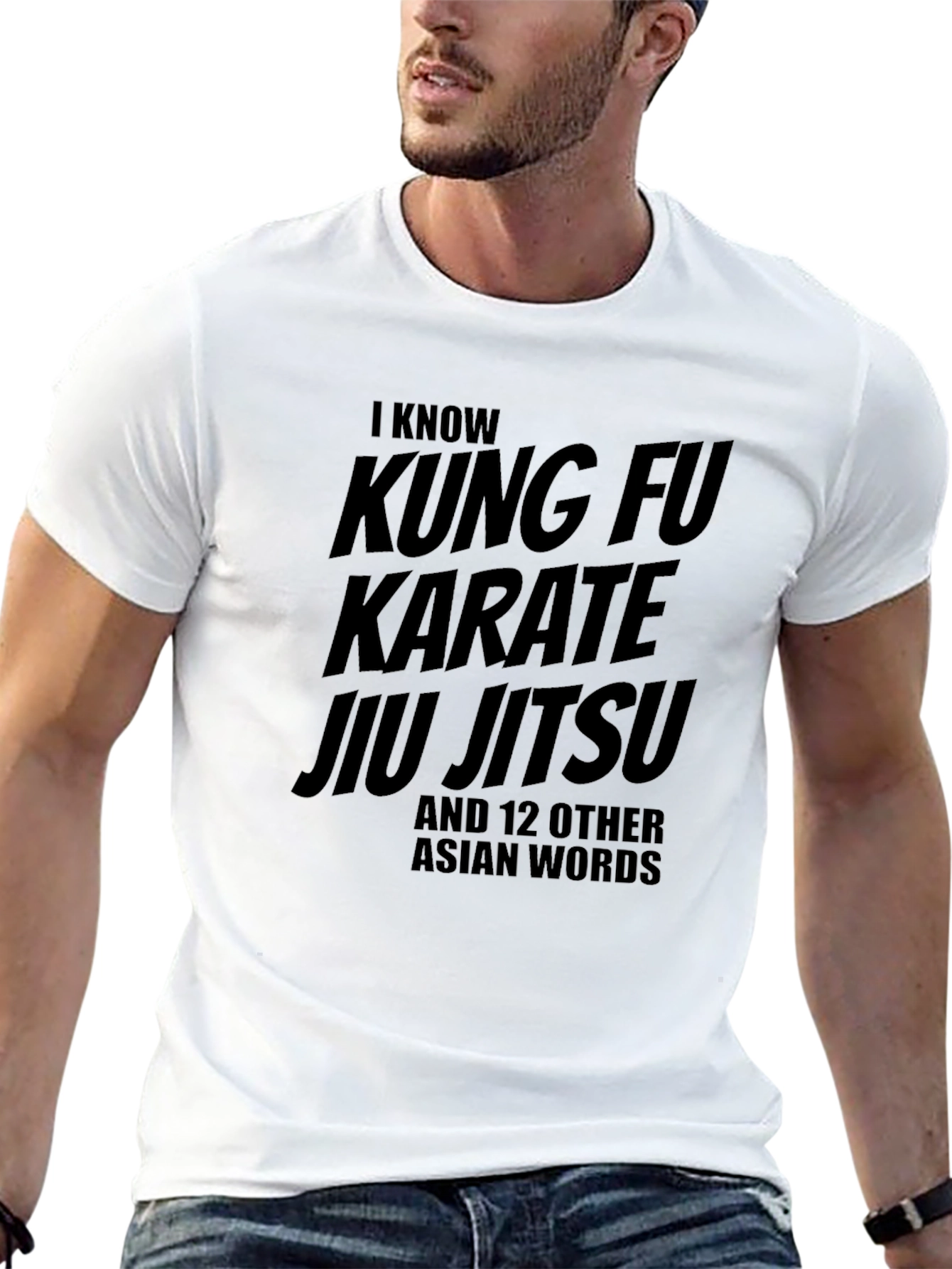 I Know Kung Fu Karate Jiu Jitsu Funny T-Shirt