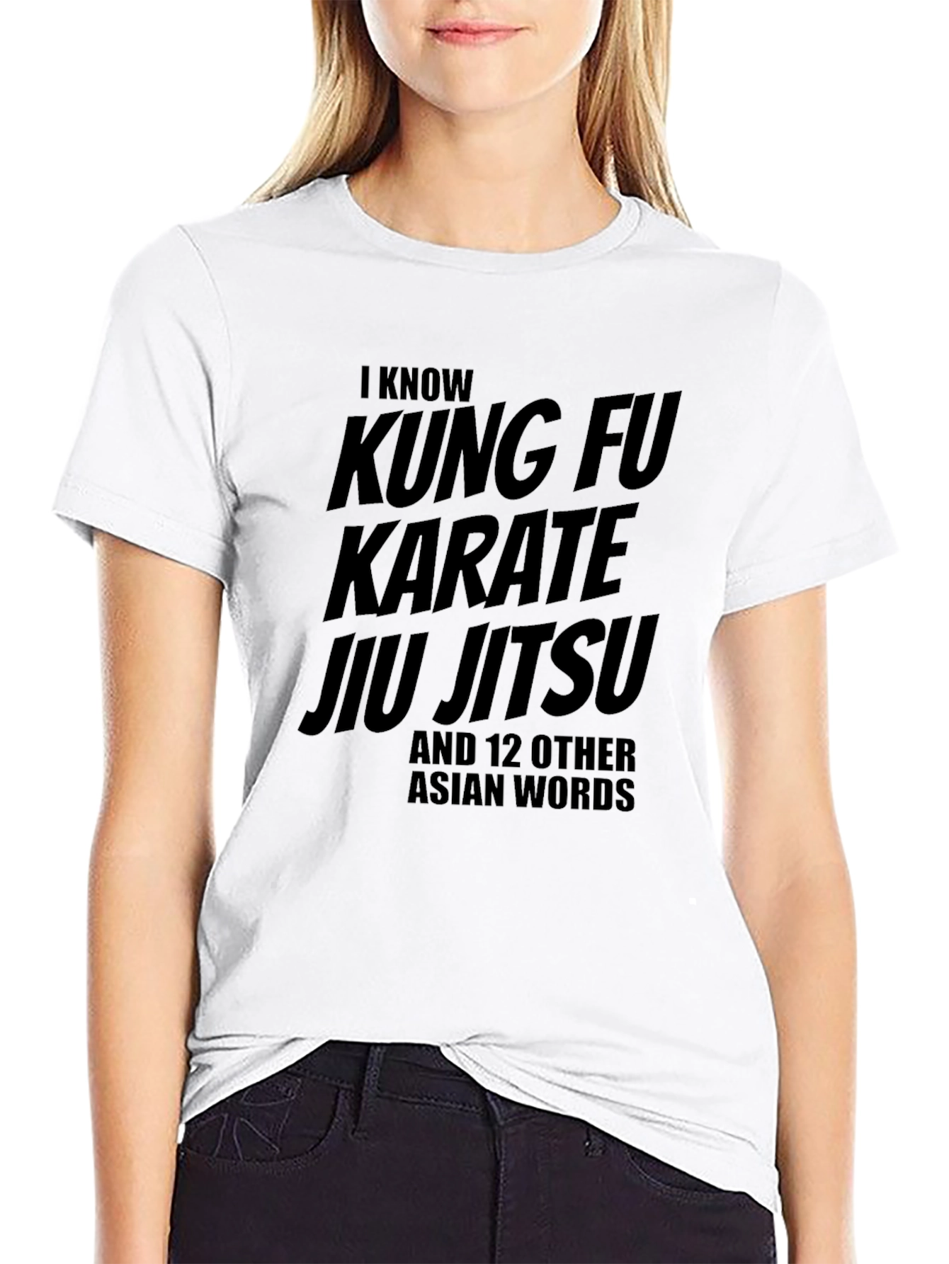 I Know Kung Fu Karate Jiu Jitsu Funny T-Shirt