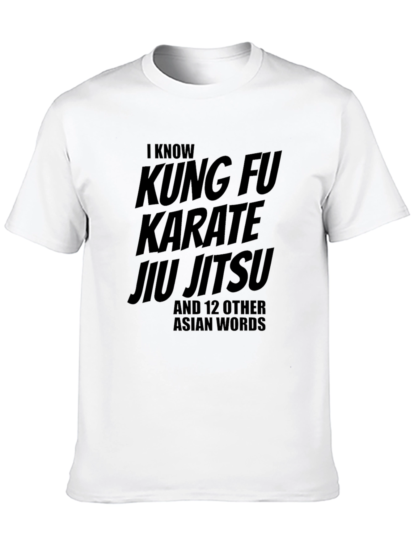 I Know Kung Fu Karate Jiu Jitsu Funny T-Shirt