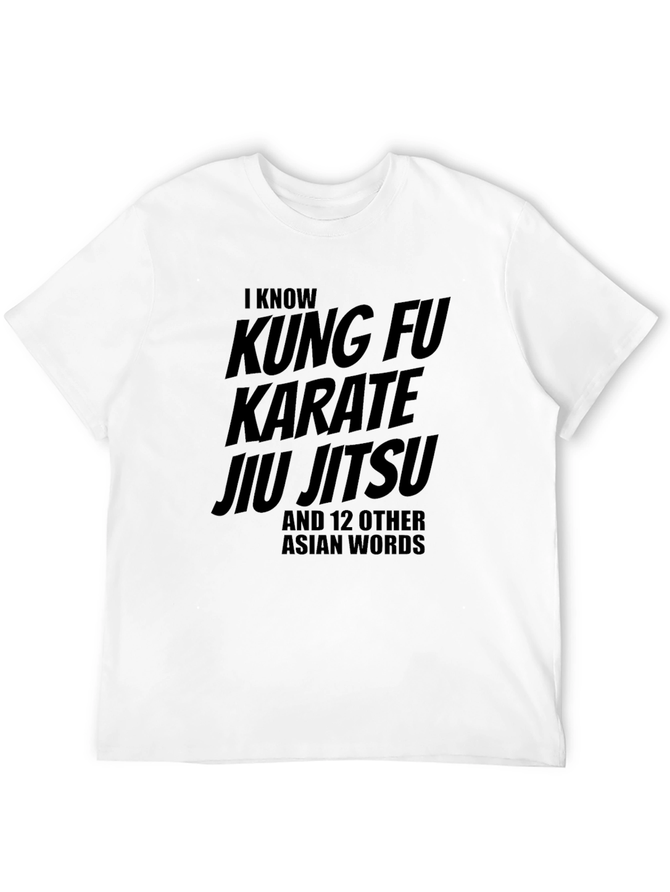 I Know Kung Fu Karate Jiu Jitsu Funny T-Shirt