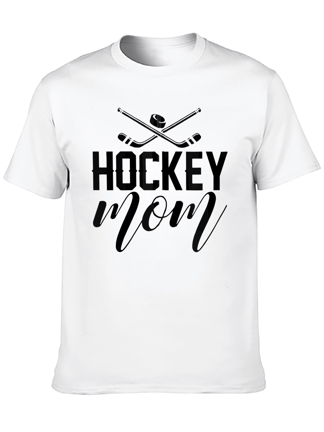 Hockey Mom Black Graphic Tee