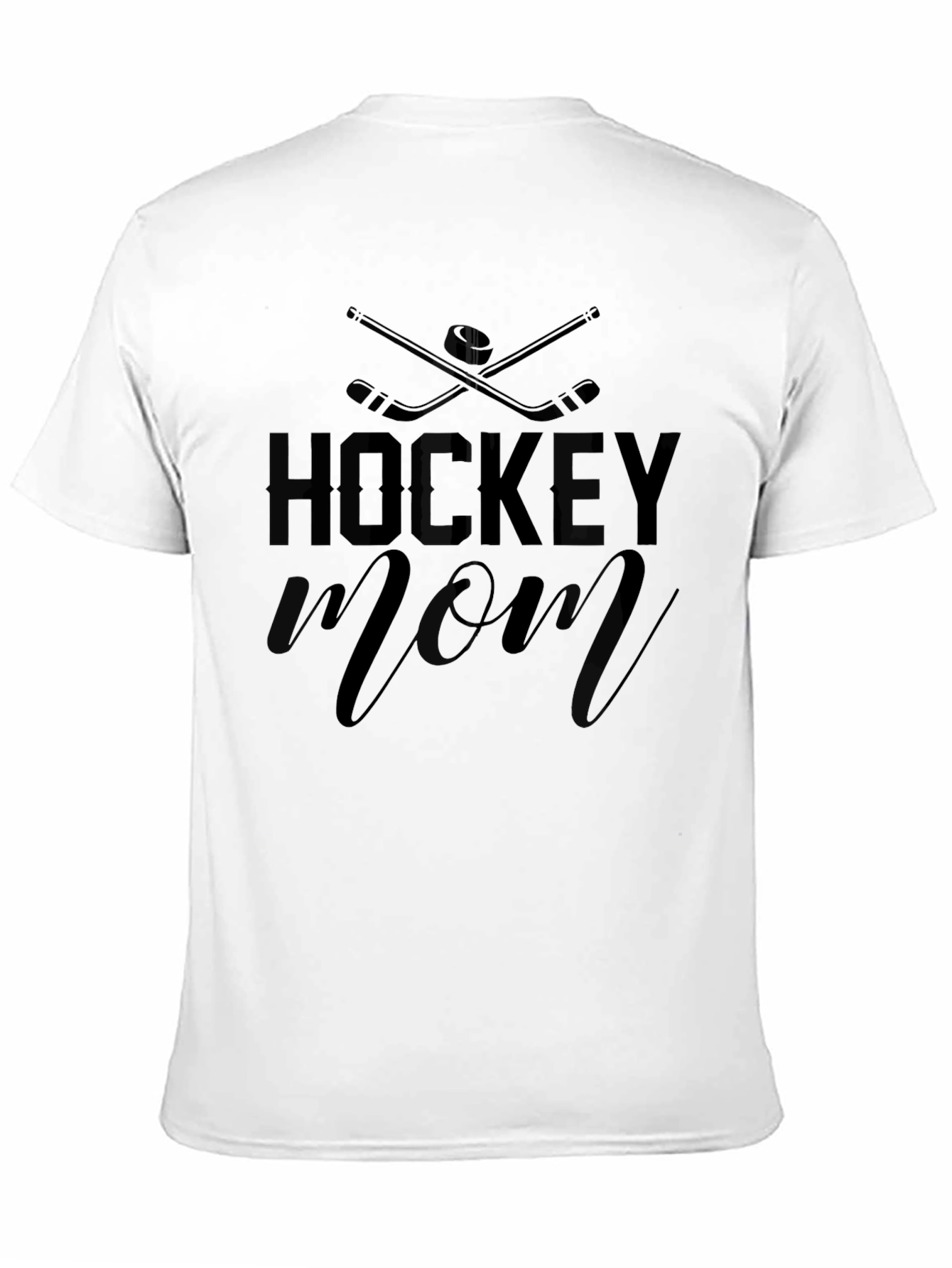 Hockey Mom Black Graphic Tee