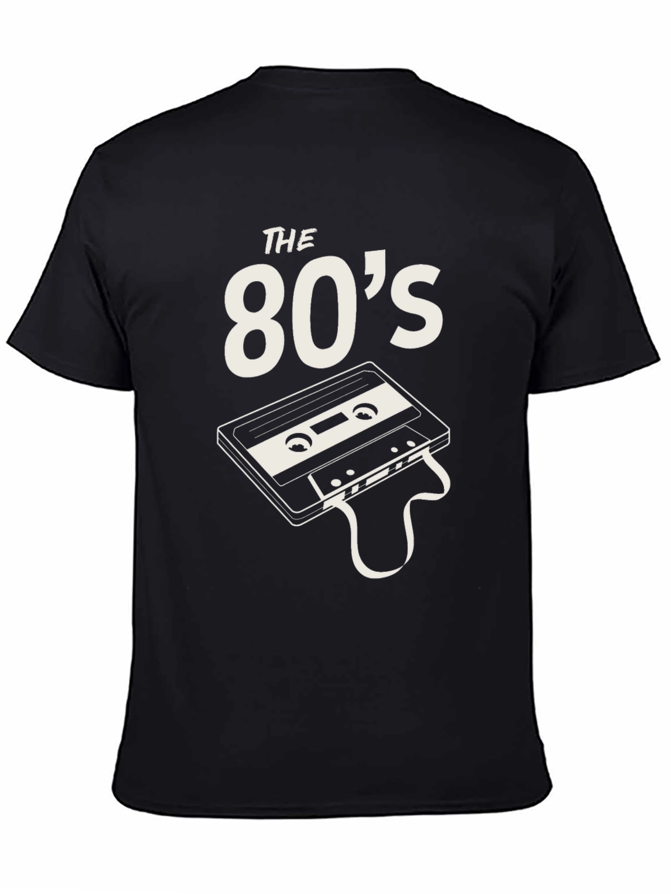 The 80s Cassette Tape Black T-Shirt