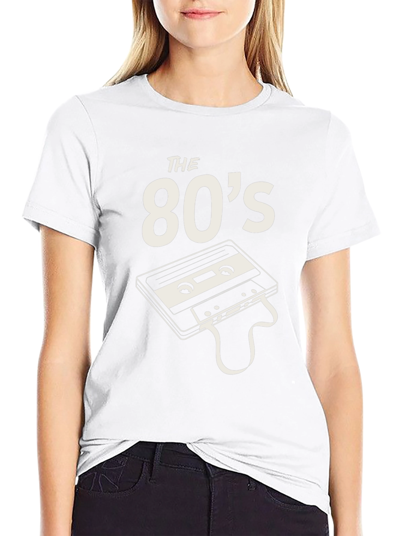 The 80s Cassette Tape Black T-Shirt