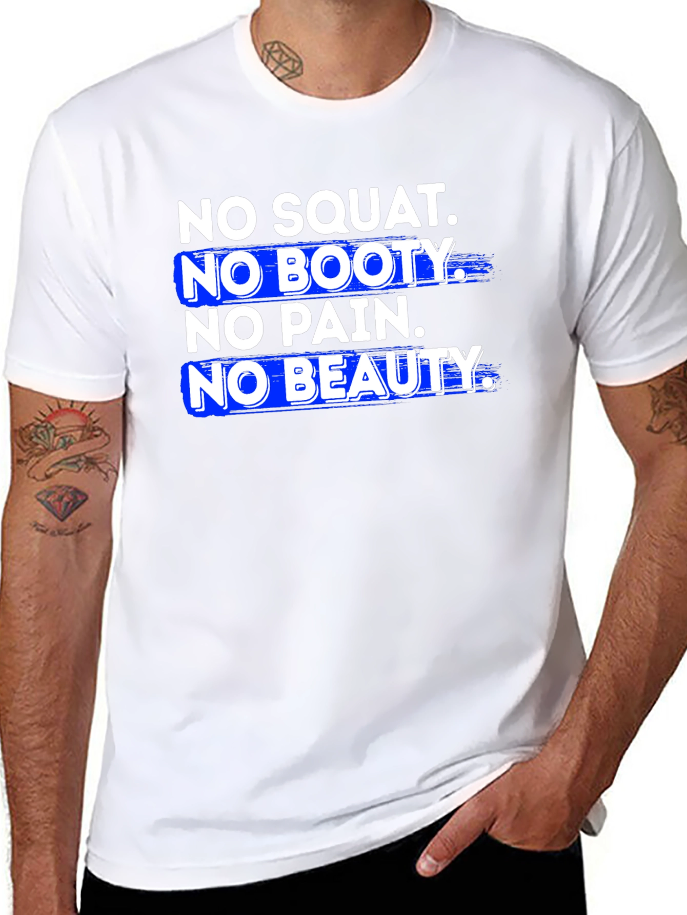 No Squat No Booty Graphic T-Shirt